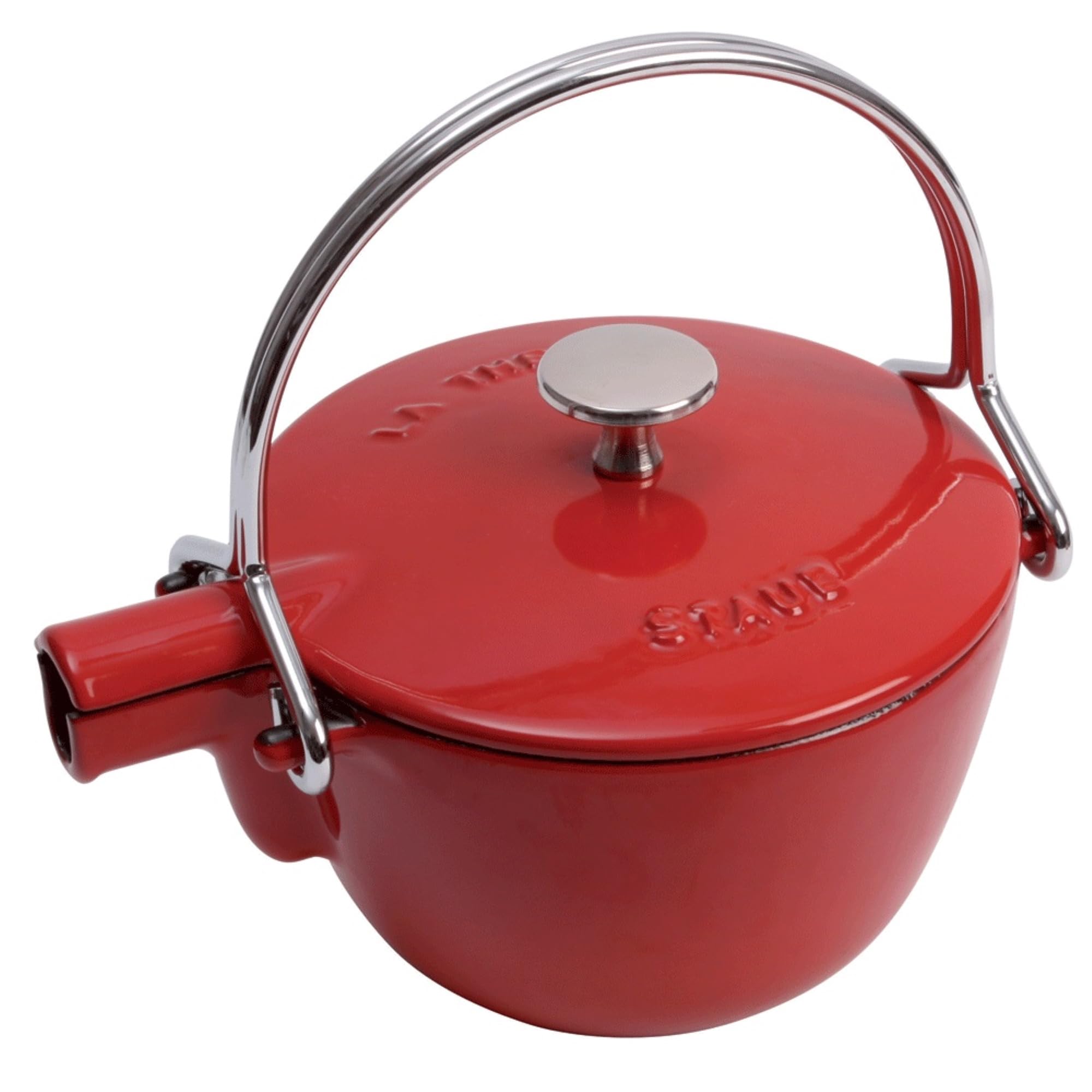 STAUB Target : Cherry - Oven Dutch Oval Shallow 6.25-qt Iron Cast Staub チェリー ティーポット 調理器具